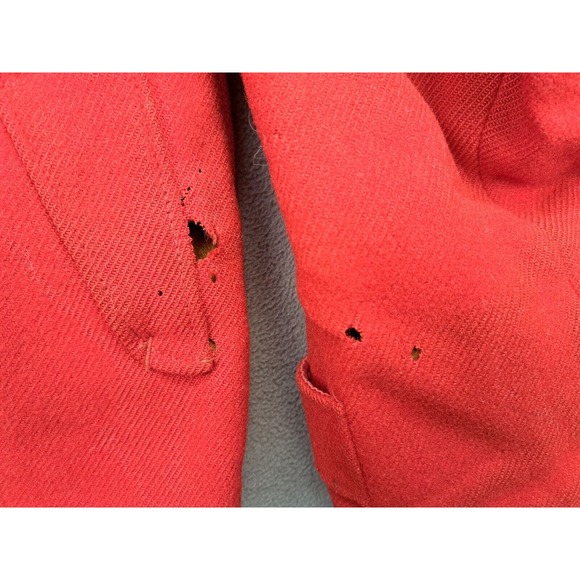 Vintage 50s 60s Woolrich Jacket Mens 40 Hunting Wool Coat Mackinaw Made in USA - Picture 16 of 16